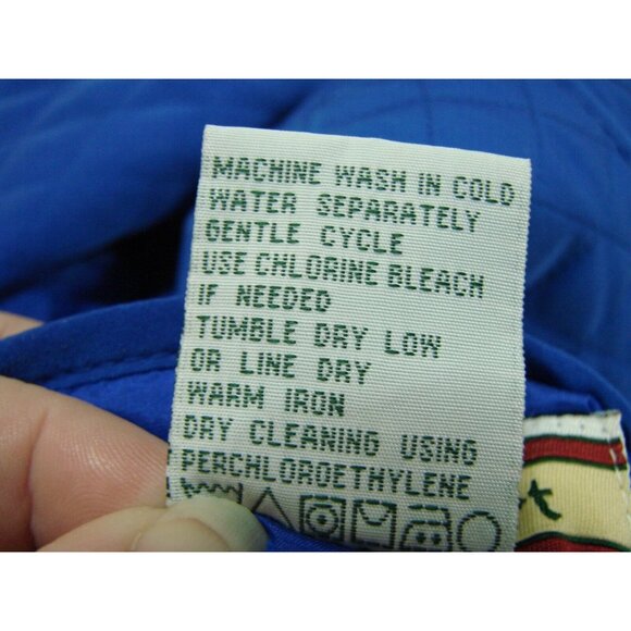 Tudor Court Reversible Silk Polyester Jacket Womens Size 3X Blue Pockets Collar - Picture 9 of 12